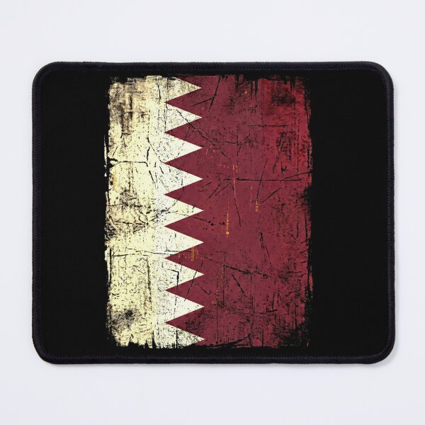 Item preview, Vintage Qatar Flag Distressed Qatari Pride Heritage Shirt designed and sold by ArcaneArtistry.