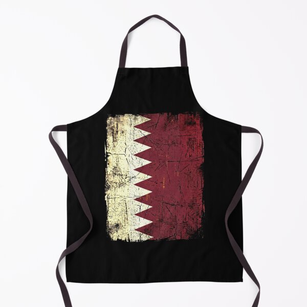 Item preview, Vintage Qatar Flag Distressed Qatari Pride Heritage Shirt designed and sold by ArcaneArtistry.