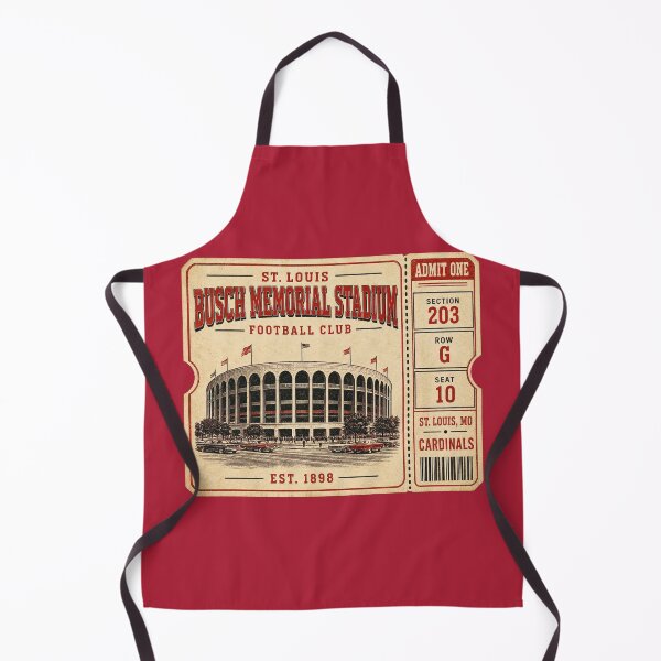Item preview, Busch Memorial Stadium Vintage Ticket Shirt, St. Louis Cardinals Football Club Retro Stadium Tee designed and sold by GhostDawgs.