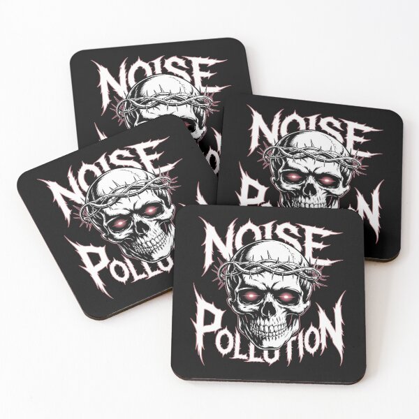 Item preview, Copy of Noise Pollution Death Metal Gothic Skull Streetwear designed and sold by Thompika.