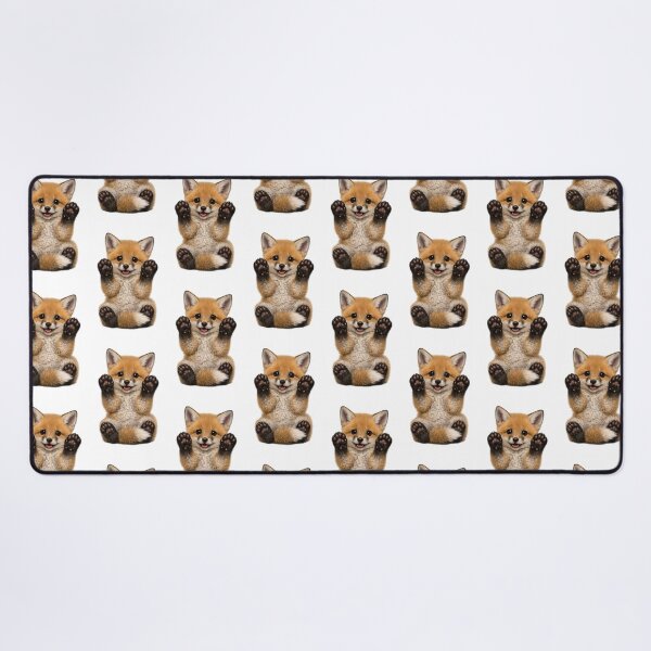 Item preview, Adorable baby red fox with raised paws designed and sold by Jyoti Rajput.