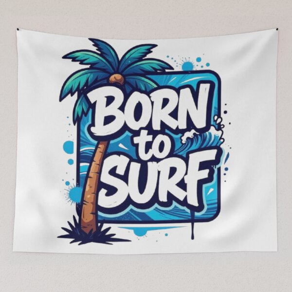 Item preview, Born to Surf designed and sold by GraphicMondaze.