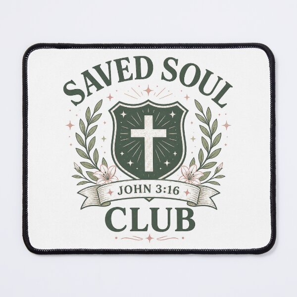 Item preview, Saved Soul Club John 3:16 Christian Vintage Faith Design designed and sold by SoulThread Studio.