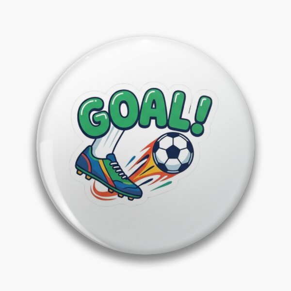 Item preview, Cute Soccer Cleat Football Goal Sticker designed and sold by NiyaStudio.
