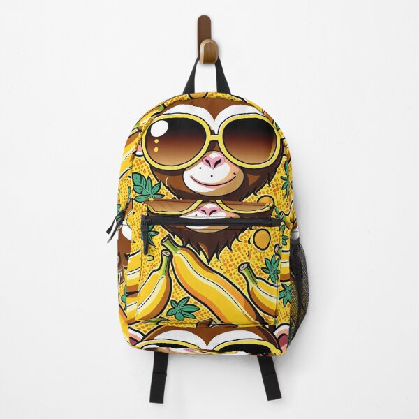 Item preview, Tropical Chibi Monkey Pattern Art designed and sold by krazzyremo.