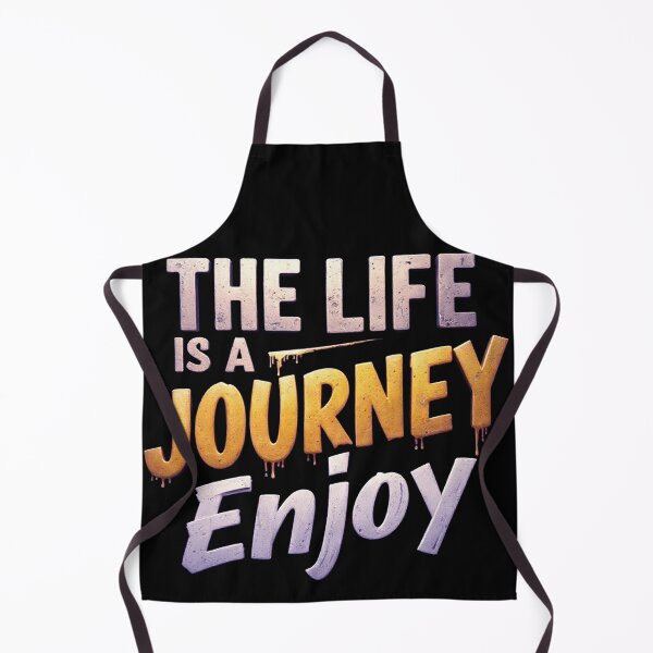 Item preview, Modern Motivational Wall Decor "Life Is A Journey Enjoy" 3D Textured Art Print designed and sold by ARTCREATESHOP.