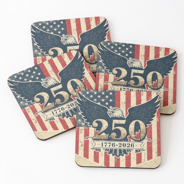 Item preview, America 250: Patriotic Eagle & Vertical USA Flag | 1776–2026 Celebrating 250 Years of Freedom and American Pride designed and sold by VibranPalette.