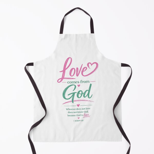 Item preview, Love Comes From God – 1 John 4:8 Christian Bible Verse Design designed and sold by SoulThread Studio.