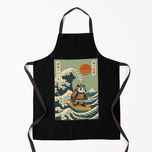 Item preview, Cute Panda Surfing Great Wave Japanese designed and sold by charoen-design.