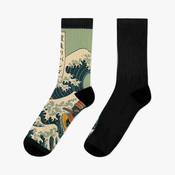 Item preview, Cute Panda Surfing Great Wave Japanese  designed and sold by charoen-design.