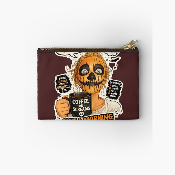 Item preview, Funny Halloween Pumpkin Not A Morning Person designed and sold by ZazuCo.