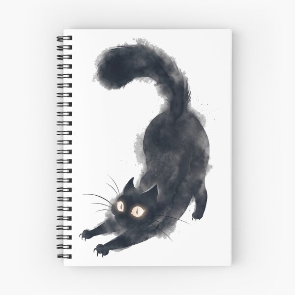 Item preview, Ink Cat Stretch - Abstract Art Print designed and sold by Spiritualwall.