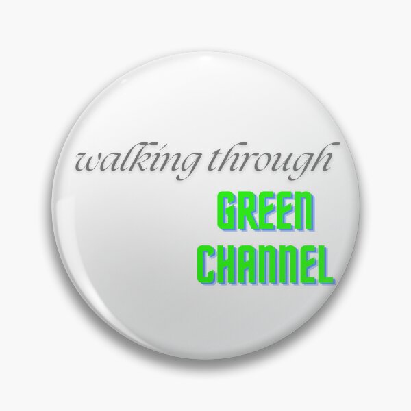 Item preview, Walking through green channel designed and sold by ArtistTejal.