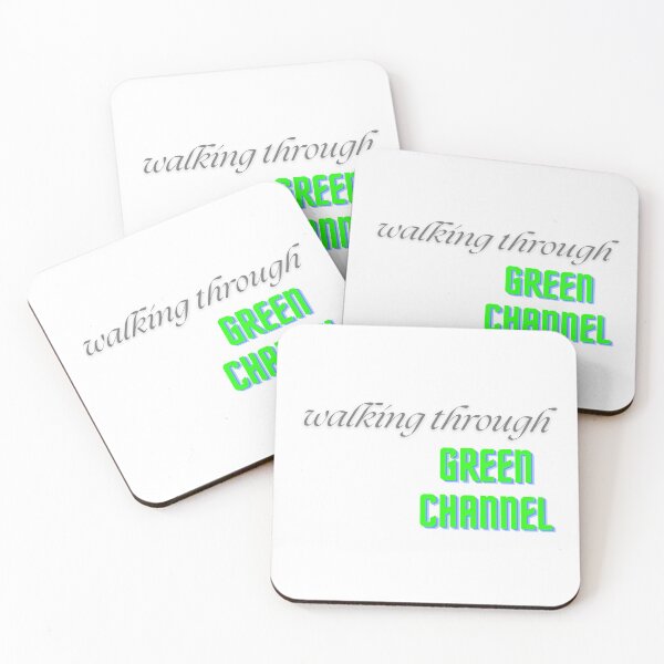 Item preview, Walking through green channel designed and sold by ArtistTejal.