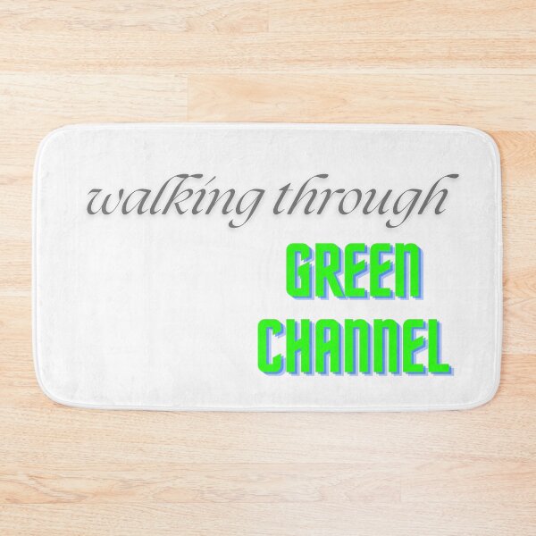Item preview, Walking through green channel designed and sold by ArtistTejal.