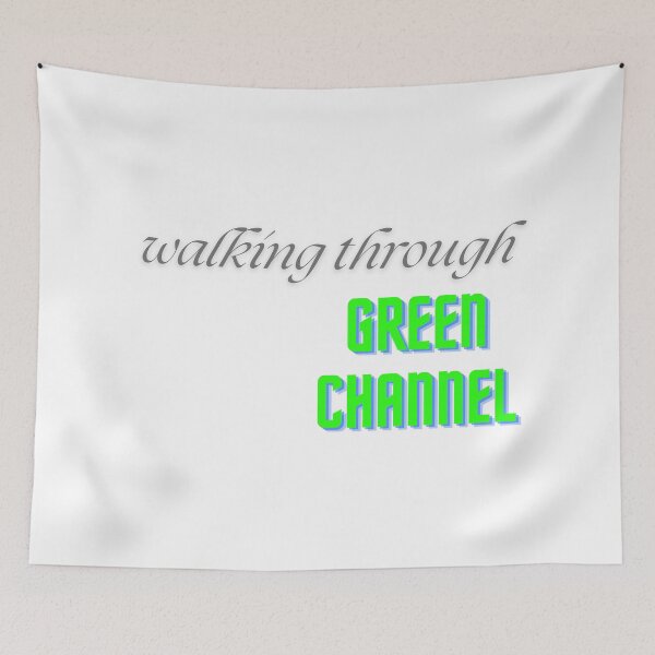 Item preview, Walking through green channel designed and sold by ArtistTejal.