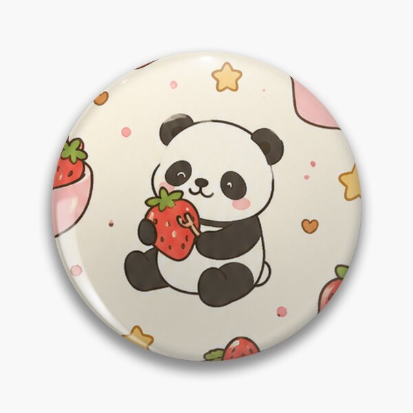 Item preview, Cozy Panda Breakfast Coffee Pattern designed and sold by Soft Berry Studio.