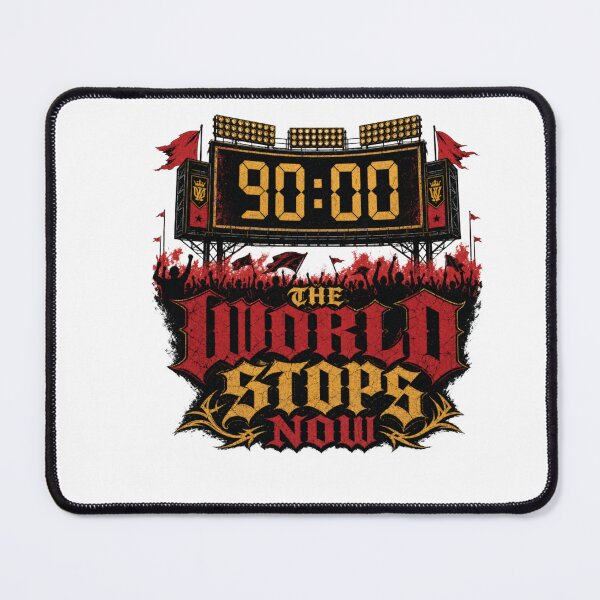 Item preview, The World Stops Now — FIFA World Cup 2026 Football T-Shirt designed and sold by The96Minutes.