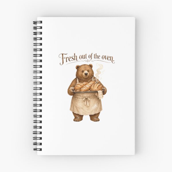 Item preview, Fresh Out Of The Oven Cute Bear Baker Homemade Bread designed and sold by AQUILAKREO.