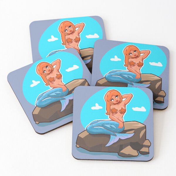 Item preview, Cute Mermaid Illustration, Fantasy Ocean Character Art | @torum.11 designed and sold by Torum.