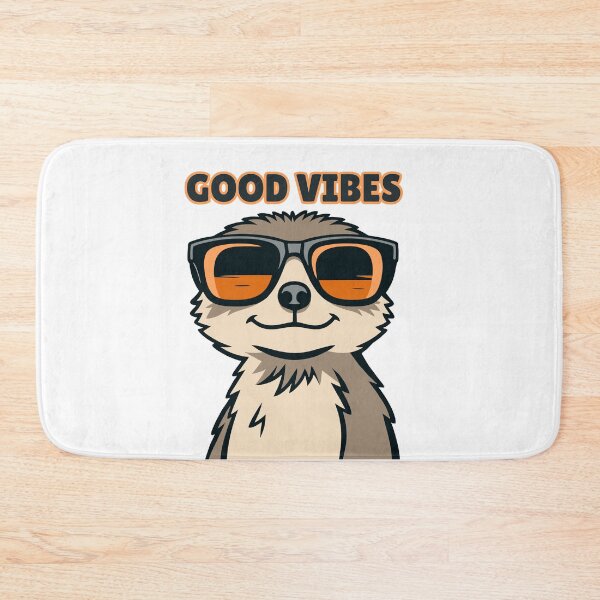 Item preview, Good Vibes Meerkat designed and sold by PrintyRelatable.