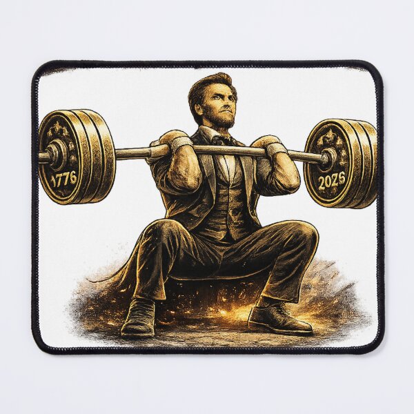 Item preview, America 250 1776 2026 Abraham Lincoln Gym Weightlifting designed and sold by Jamescookes.