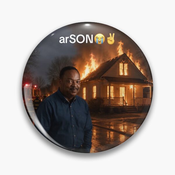 Item preview, ArSon TikTok Meme Sticker Funny Chronically Online Brainrot Meme designed and sold by caraxobert.
