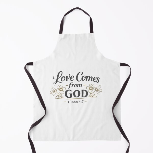 Item preview, Love Comes From God – 1 John 4:7 Christian Floral Faith Design designed and sold by SoulThread Studio.