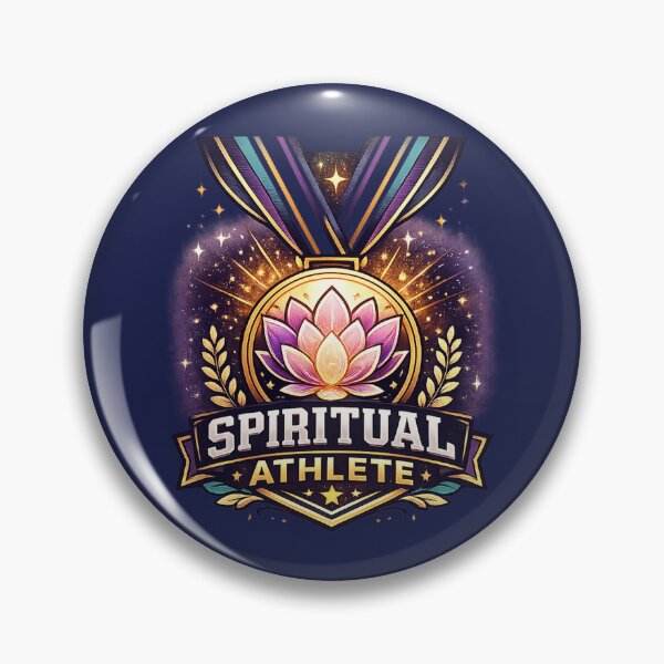 Item preview, Spiritual Athlete – Lotus Champion Wellness Emblem designed and sold by warlistop.