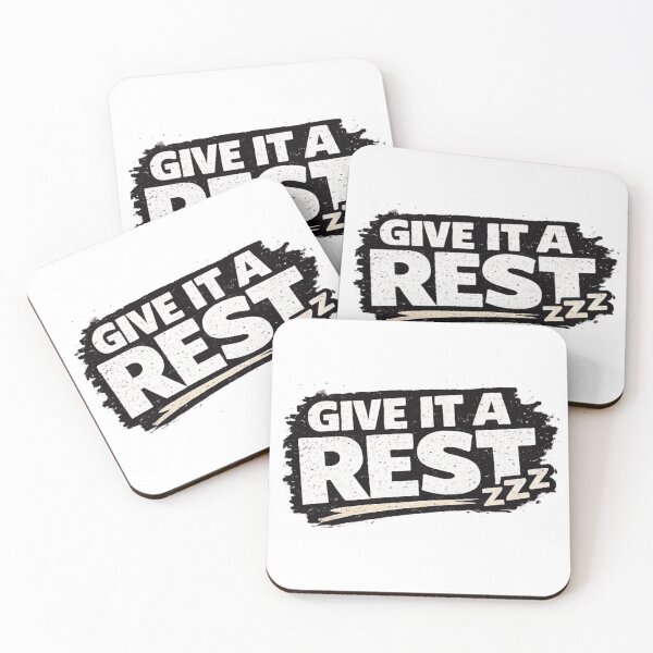 Item preview, Give It A Rest | Funny British Humour Distressed Typography designed and sold by YoSum.