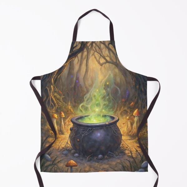 Item preview, Witchs Cauldron Green Potion Magic Forest Art designed and sold by DarkHolyQueen.