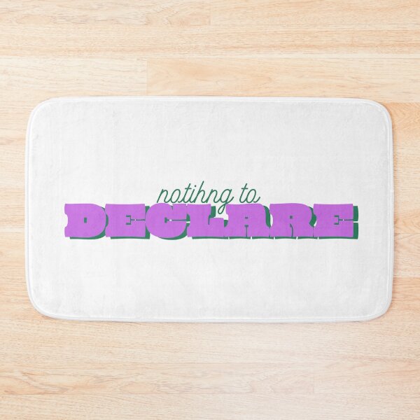Item preview, Nothing to declare designed and sold by ArtistTejal.