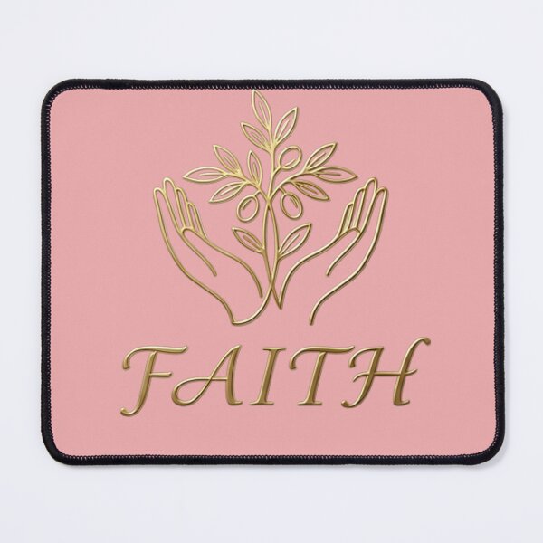Item preview, Golden Olive Branch Faith Hands Minimalist Design designed and sold by TheDailyCross1.