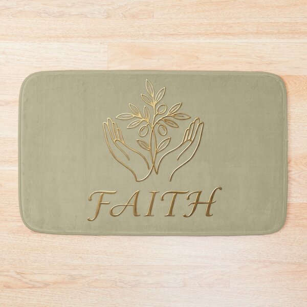Item preview, Golden Olive Branch Faith Hands Minimalist Design designed and sold by TheDailyCross1.