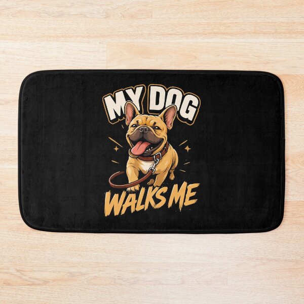 Item preview, My Dog Walks Me | Funny Dog Lover Design designed and sold by storelibertys.