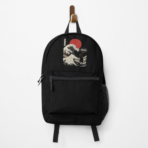 Item preview, Cat Bruh Funny Great Wave Japanese designed and sold by charoen-design.