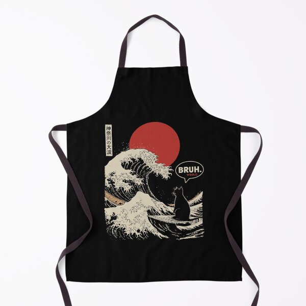 Item preview, Cat Bruh Funny Great Wave Japanese designed and sold by charoen-design.