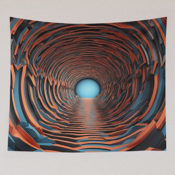 Item preview, Infinite Passage: Geometric Vortex Illusion designed and sold by Prachodayat Artworks.