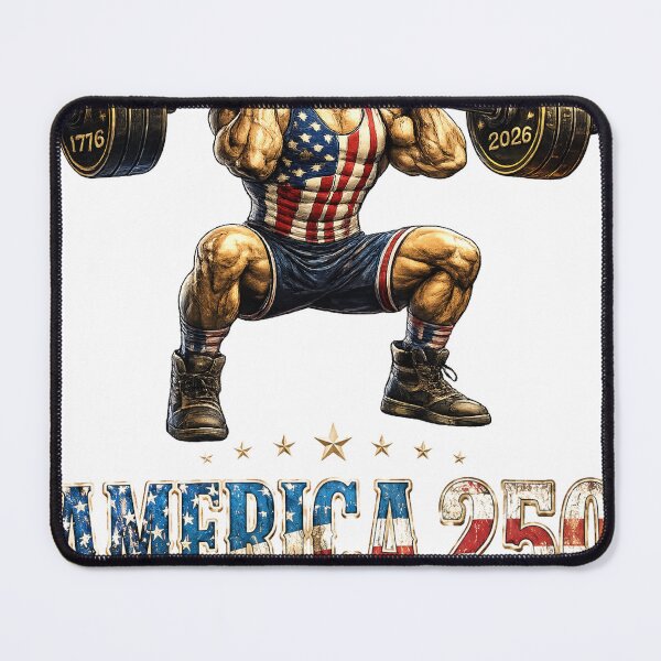 Item preview, America-250-1776-2026-Abraham-Lincoln-Gym-Weightlifting designed and sold by Jamescookes.