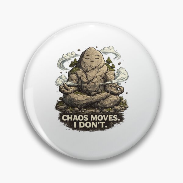 Item preview, Chaos Moves I Don't | Meditating Rock Geology designed and sold by NatureHarmony16.
