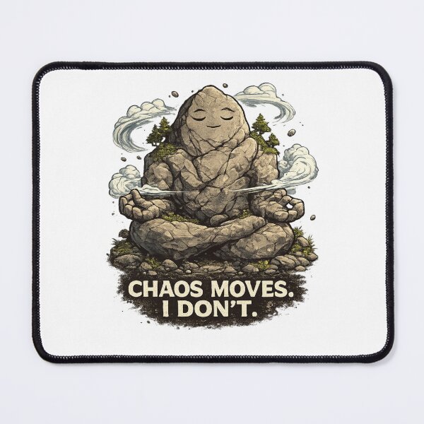 Item preview, Chaos Moves I Don't | Meditating Rock Geology designed and sold by NatureHarmony16.