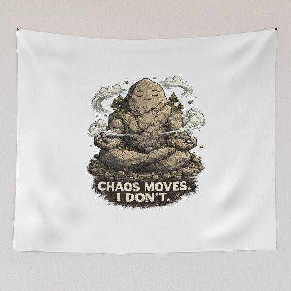 Item preview, Chaos Moves I Don't | Meditating Rock Geology designed and sold by NatureHarmony16.