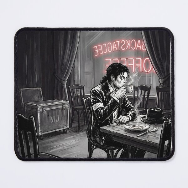 Item preview, MJ having a coffee designed and sold by nichefindsbe.