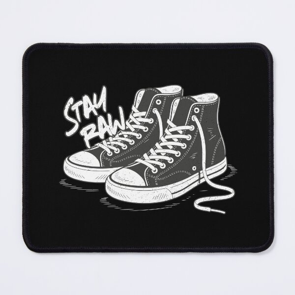 Item preview, Stay Raw Punk Rock Sneakers Vintage Grunge Streetwear Design designed and sold by TipTop GFX.
