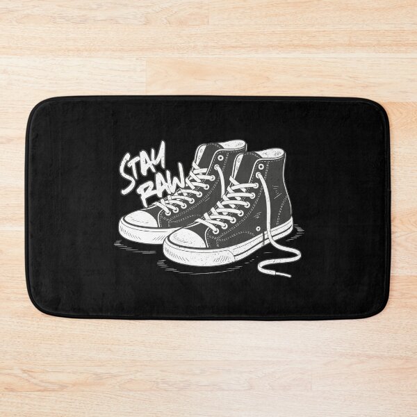 Item preview, Stay Raw Punk Rock Sneakers Vintage Grunge Streetwear Design designed and sold by TipTop GFX.