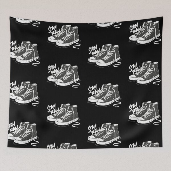 Item preview, Stay Raw Punk Rock Sneakers Vintage Grunge Streetwear Design designed and sold by TipTop GFX.