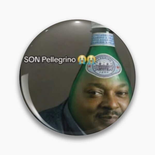Item preview, Son Pellegrino TikTok Meme Sticker Funny Chronically Online Brainrot Meme designed and sold by caraxobert.
