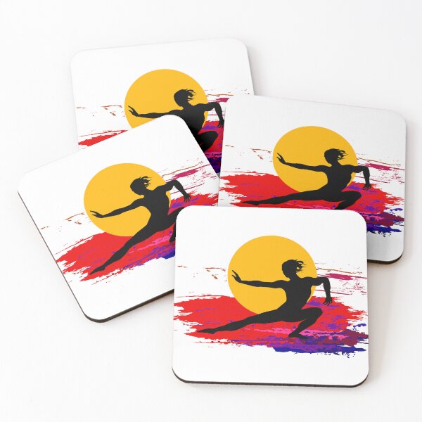 Item preview, A striking, stylized graphic illustration featuring a martial artist in a dynamic stance designed and sold by Arija07.