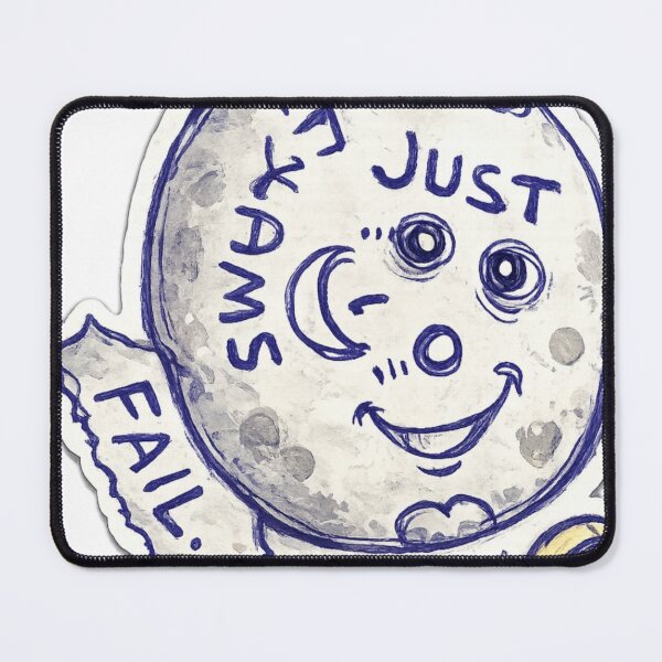 Item preview, Just Exams, I’ll Fail Sticker designed and sold by Genzfirevibes.