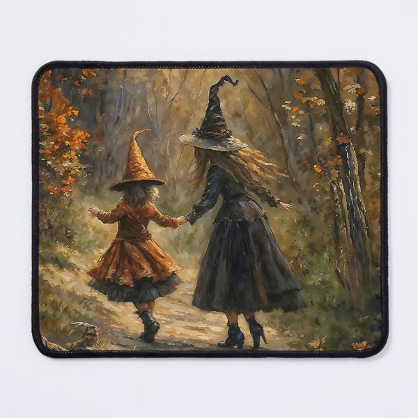 Item preview, Witch Sisters Autumn Forest Halloween Magic Art designed and sold by DarkHolyQueen.
